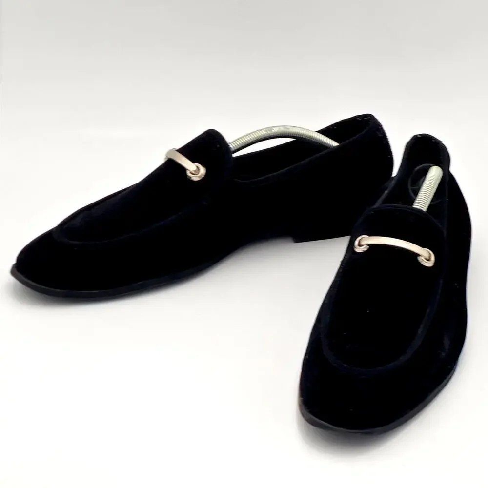 Steve Madden M-Doaion Mens Black Canvas Loafers & Slip On Casual Shoe Sz.11.5